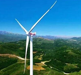 China Power Investment Corporation's Lei Zhen Shan Wind Farm in Shaanxi County, Henan Province